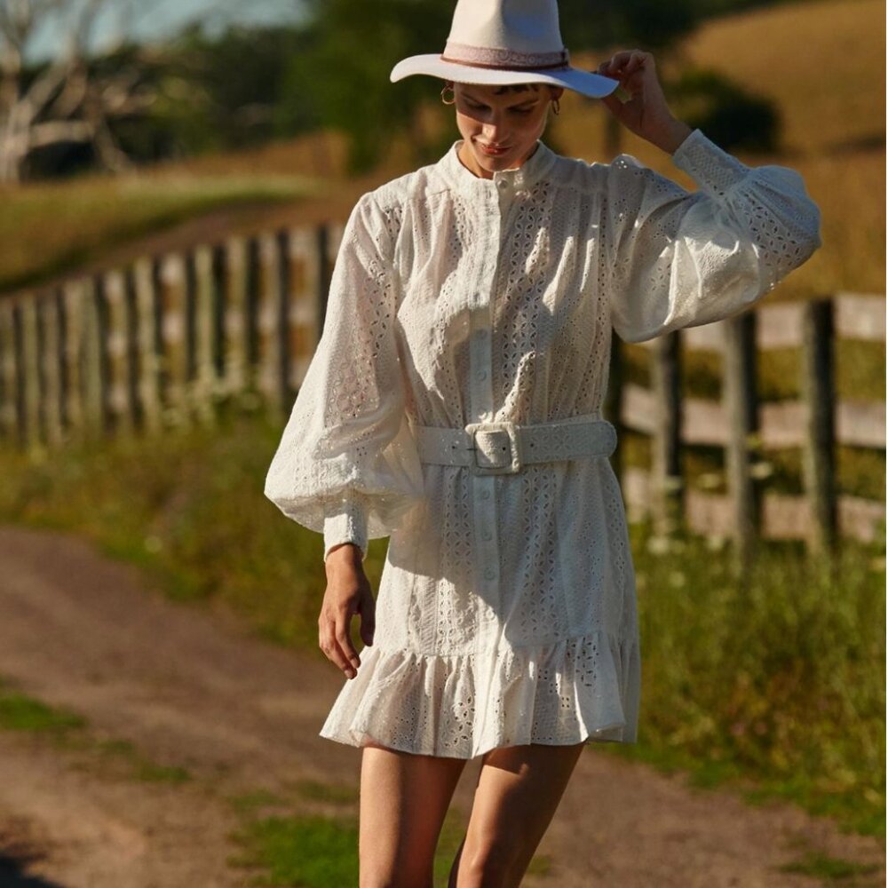 Anthropologie Mare Mare Audriana Lace Mini Dress